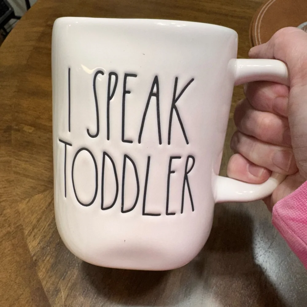RAE DUNN I SPEAK TODDLER MUG IN EXCELLENT CONDITION - Picture 1 of 5